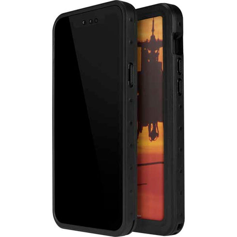 Four AH-64 Apache Helicopters iPhone 15 Plus Waterproof Case